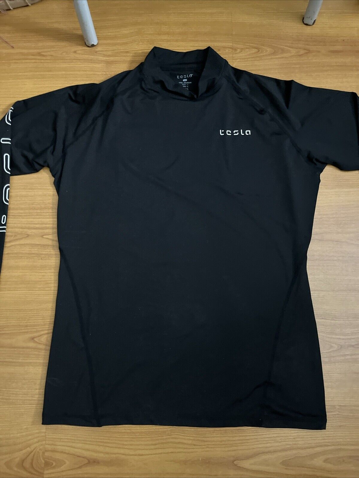 Tesla Long Sleeve Top Black US Medium L European Black