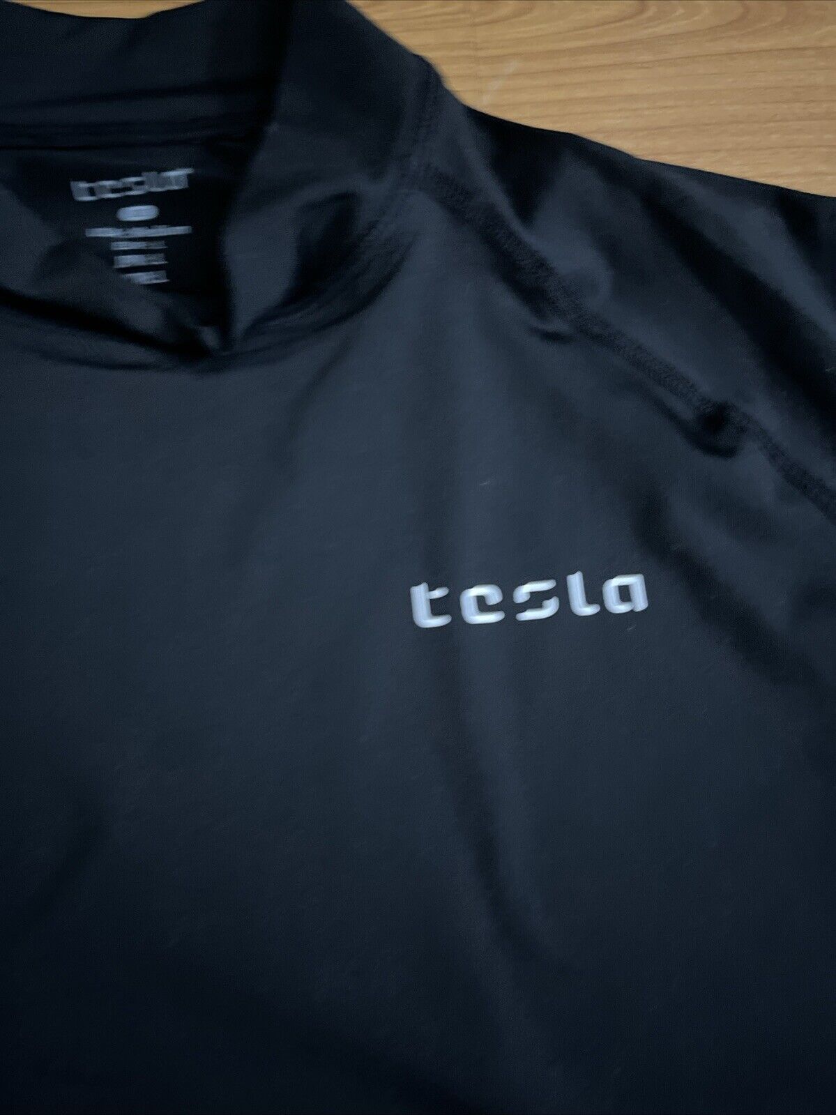 Tesla Long Sleeve Top Black US Medium L European Black