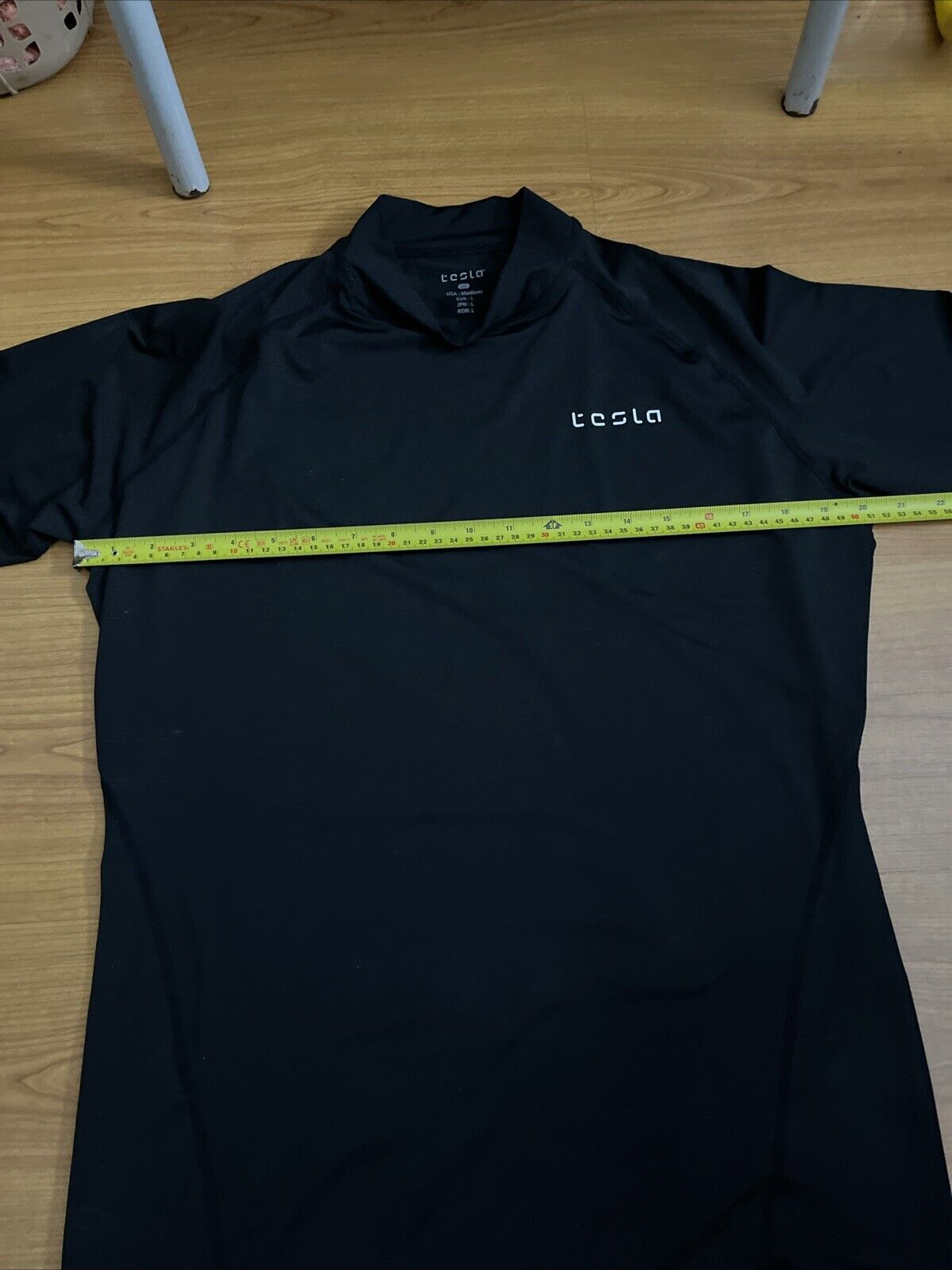 Tesla Long Sleeve Top Black US Medium L European Black