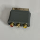 Genuine Microsoft XBOX SCART to Composite RCA AV Adapter Converter