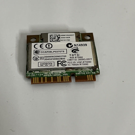 HP 573622-001 WLAN PCI-E HL Mini WiFi Wireless Card
