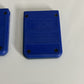 2x Honey Bee Sony PlayStation PS1 Memory Card PSMI Blue
