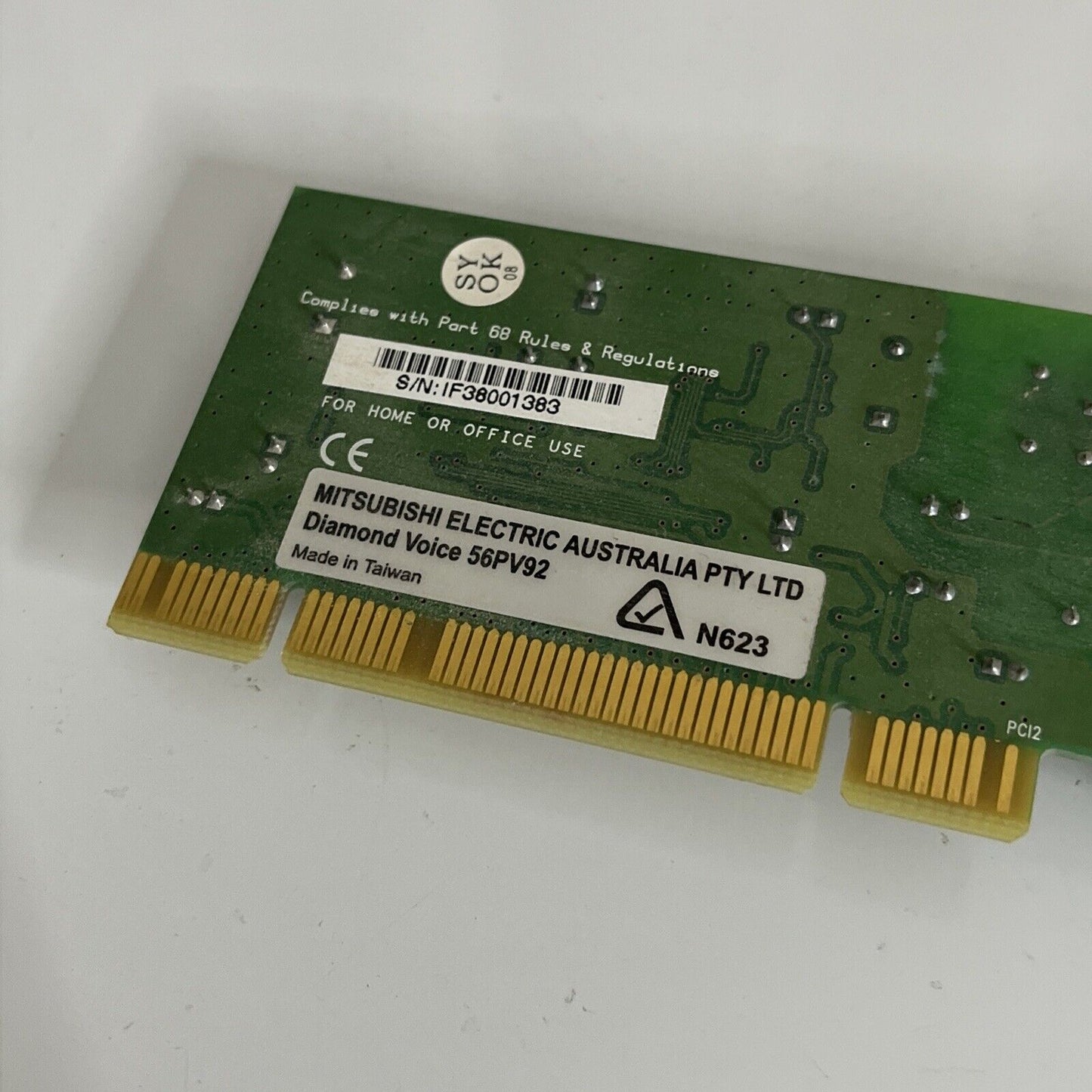 Mitsubishi Diamond Voice 56PV92 56Kbps Fax Modem PCI Internal Adapter