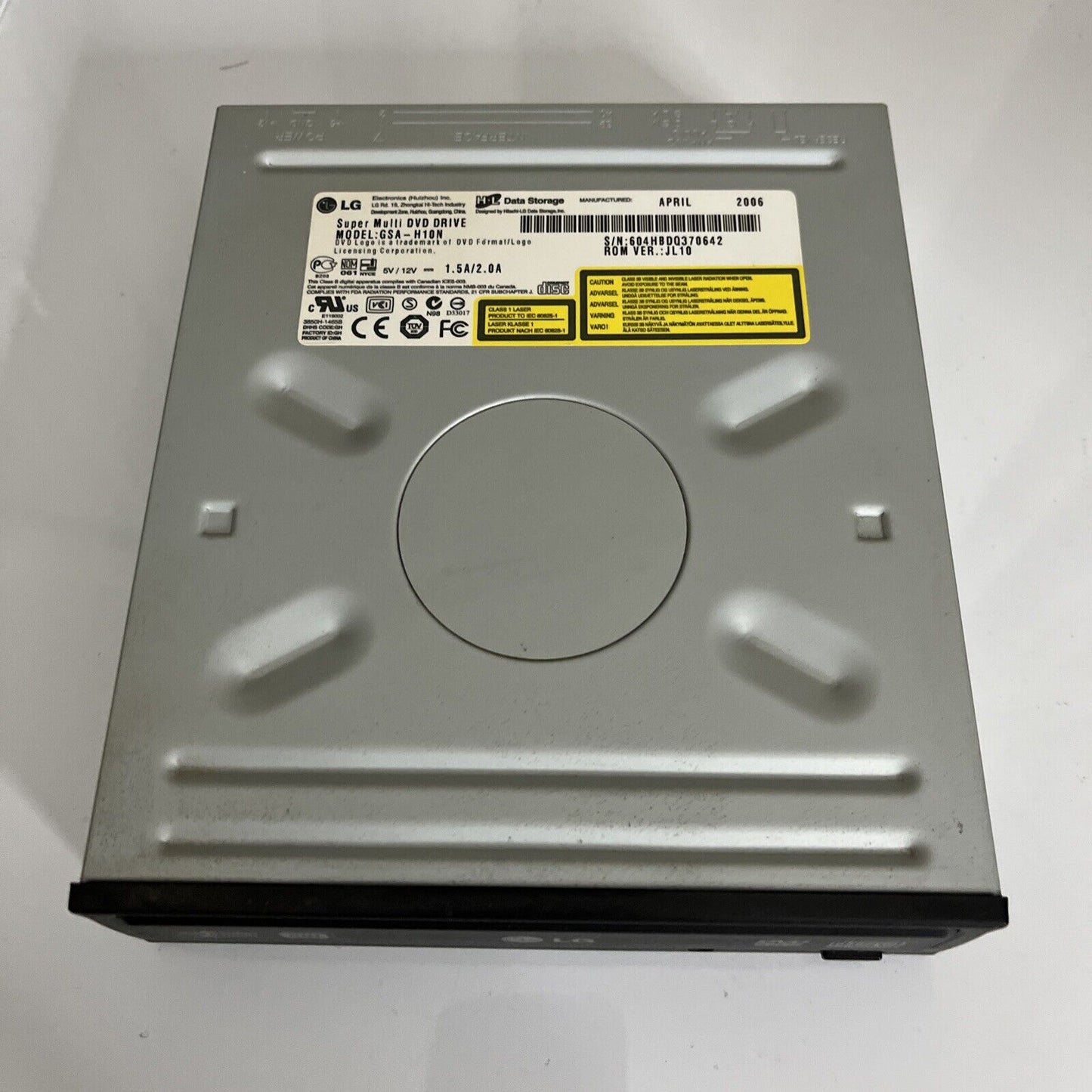 LG GSA-H10N DVD�RW Dual Layer Burner 5.25" Internal Drive IDE