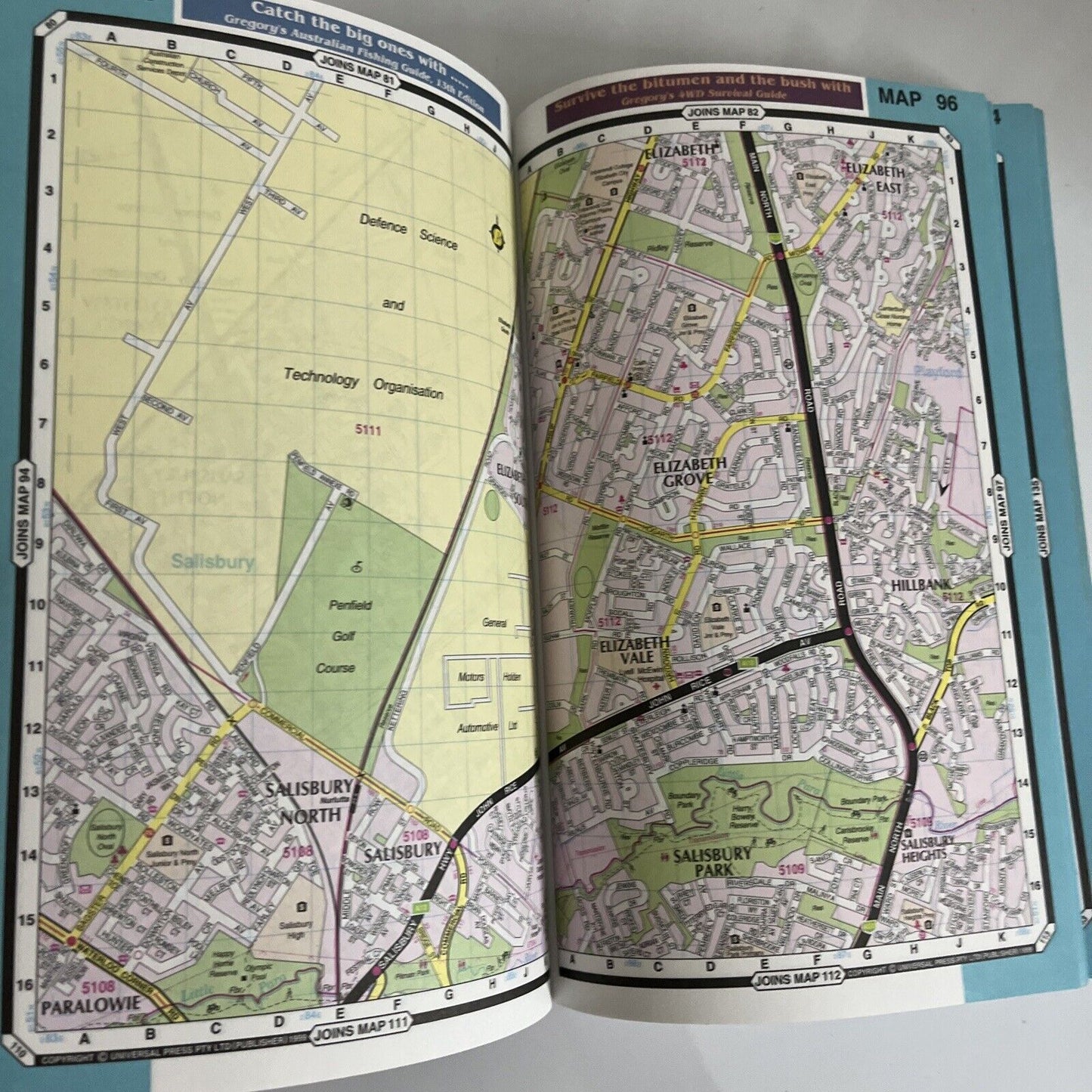 Gregory's Adelaide Street Directory 2000 48th Edition Print