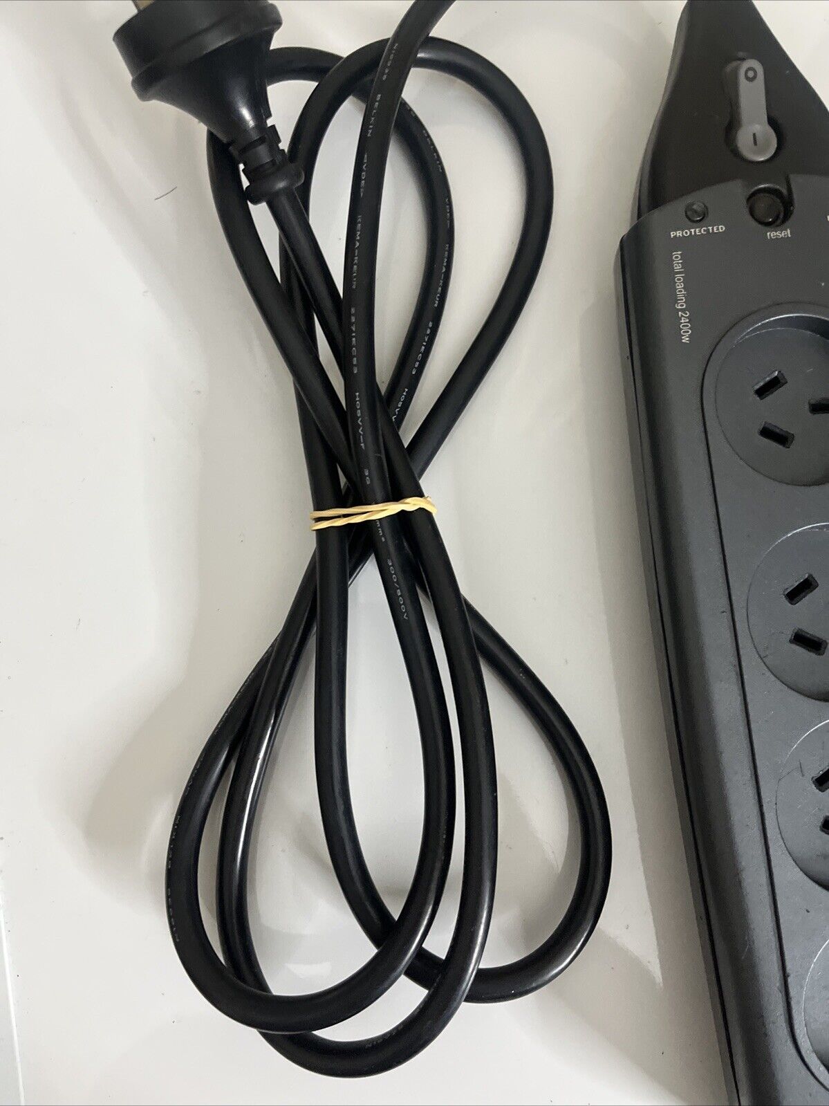 Belkin Pure AV 4x Power Socket Outlet Voltage Surge Suppressor Protect ...