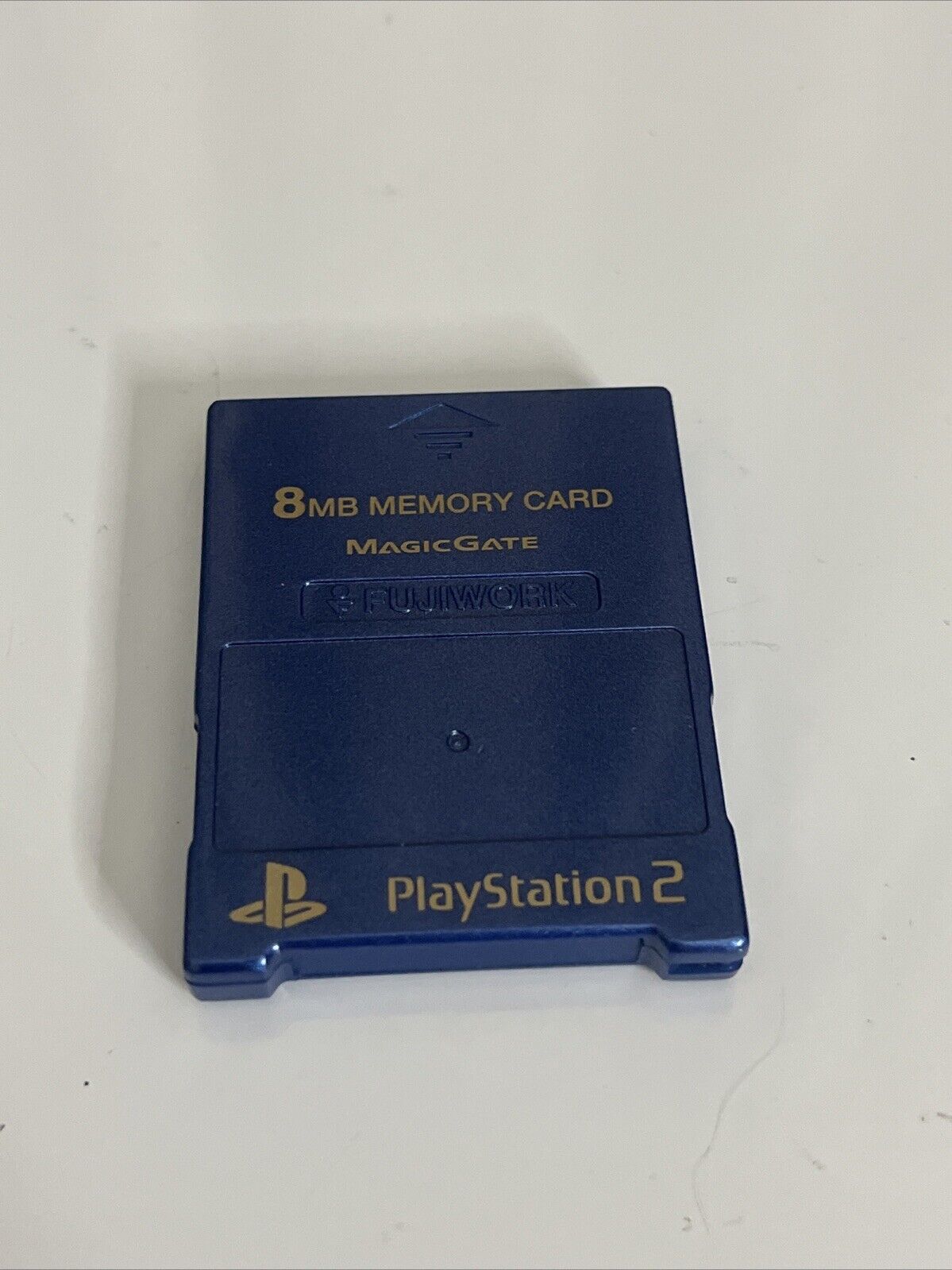 Fujiwork PlayStation 2 PS2 8MB Memory Card Metallic Blue