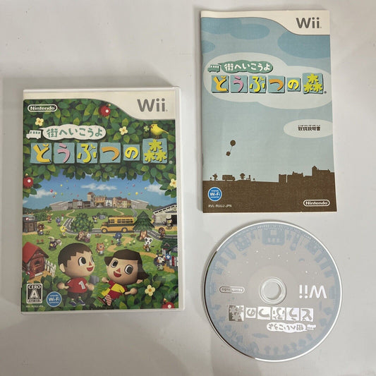 Animal Crossing: City Folk Nintendo Wii NTSC-J JAPAN Game 2008 Complete