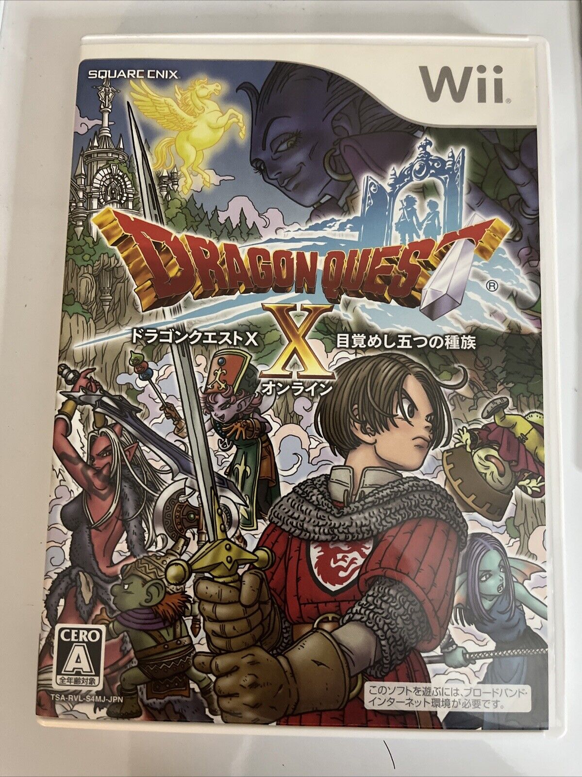Dragon Quest X Online Nintendo Wii NTSC-J JAPAN Game 2013 Complete
