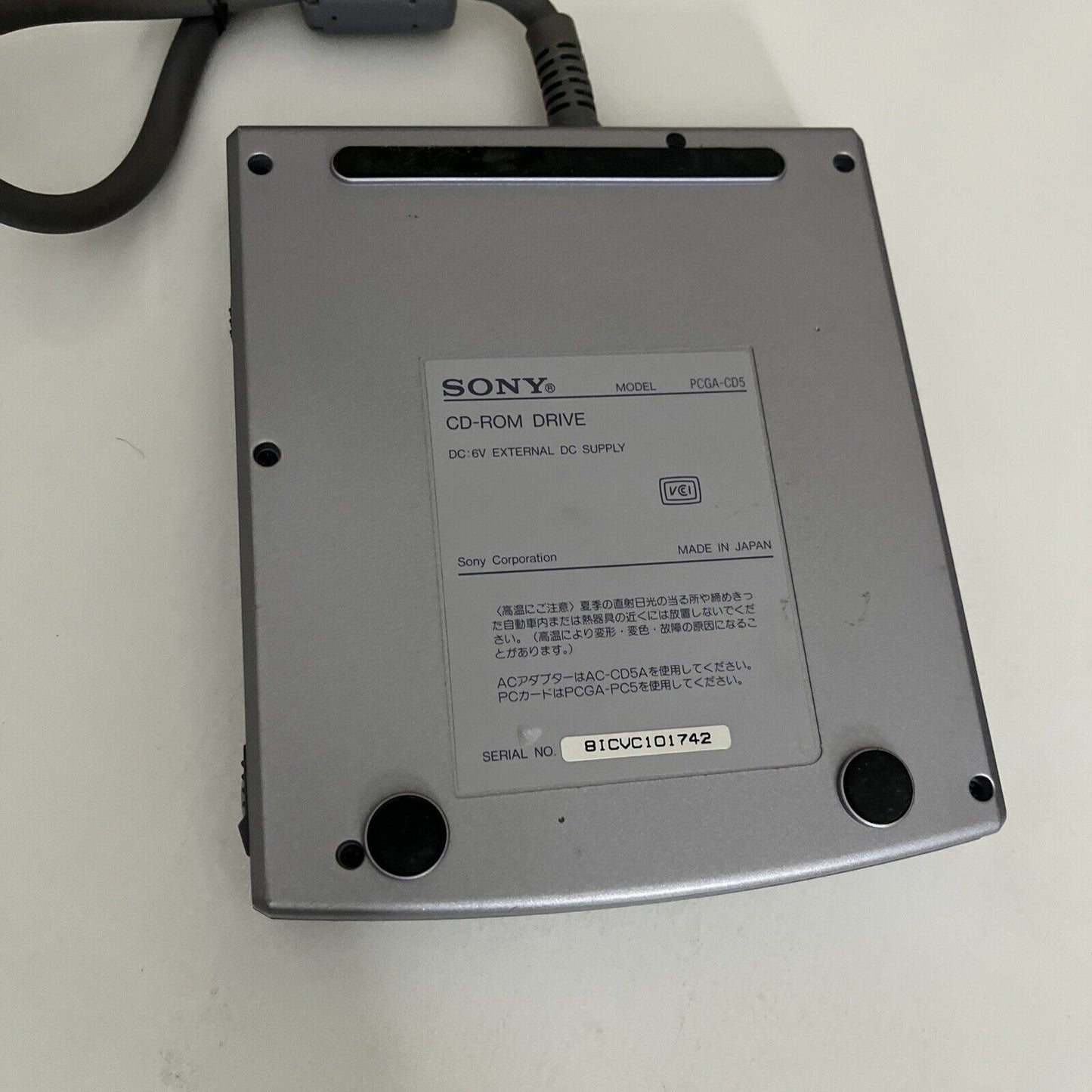 Sony CD-ROM Drive External Portable PCGA-CD5
