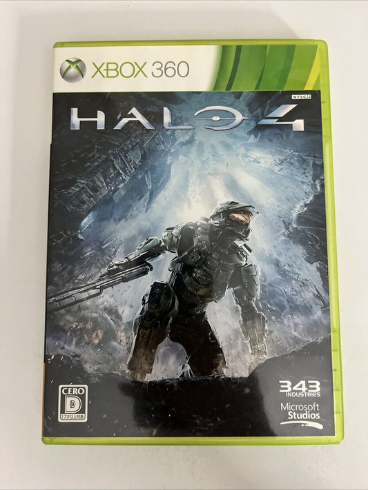 Halo 4  Microsoft XBOX 360 NTSC-J JAPAN 2012 Shooter Game Complete