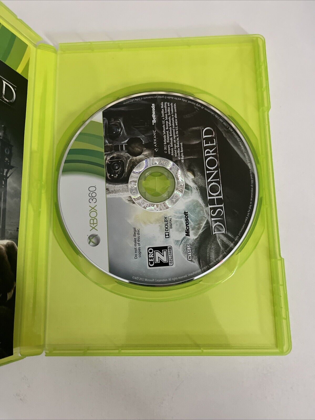 Dishonored  Microsoft XBOX 360 NTSC-J JAPAN Action Adventure Game 2012 Complete