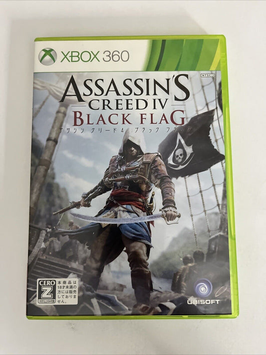 Assassin's Creed IV Black Flag  Microsoft XBOX 360 NTSC-J JAPAN 2013 Complete