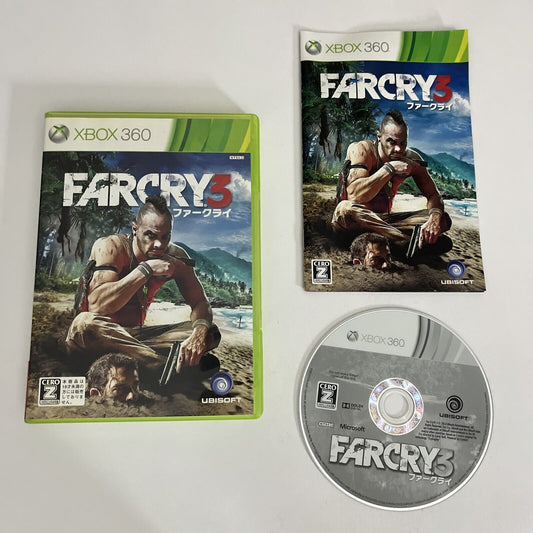 Far Cry 3  Microsoft XBOX 360 NTSC-J JAPAN 2013 Game Complete