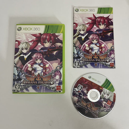 Arcana Heart 3  Microsoft XBOX 360 NTSC-J JAPAN Fighting 2011 Game Complete