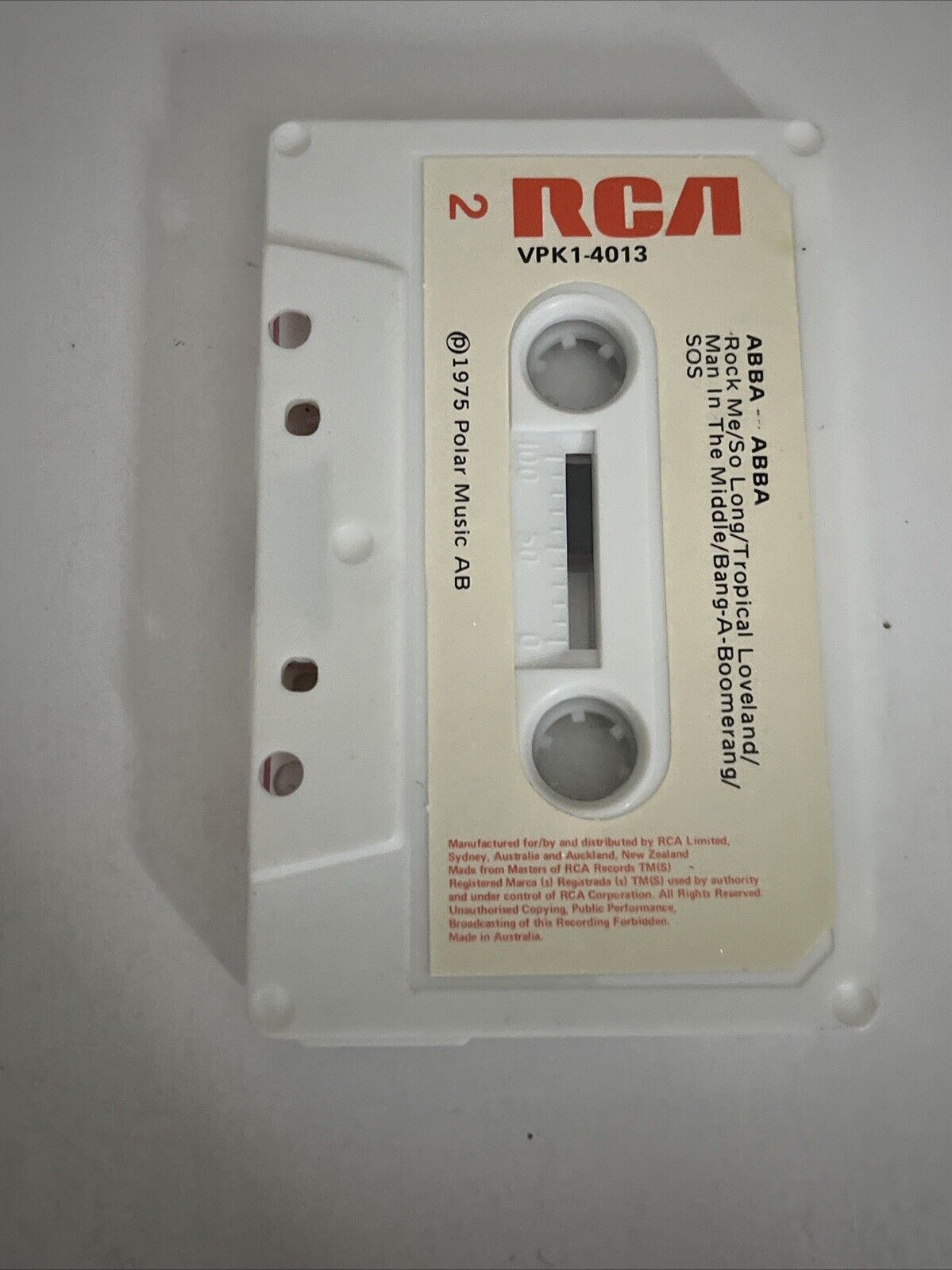 ABBA by ABBA (Music Cassette, 1975) Album RCA VIctor VPK1-4013