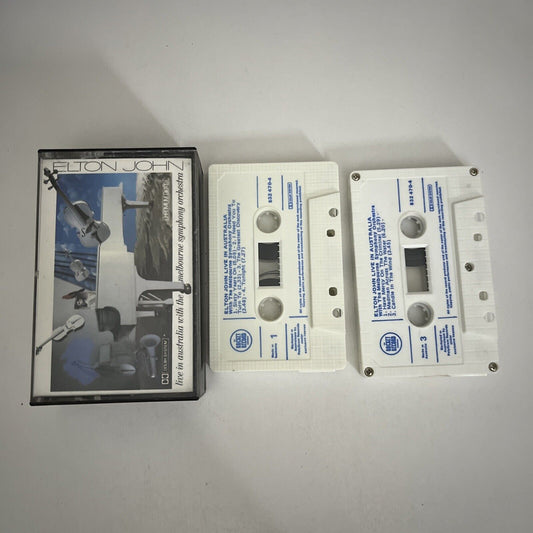 Elton John Live In Australia With The Melbourne Symphony Orchestra Cassette 1987