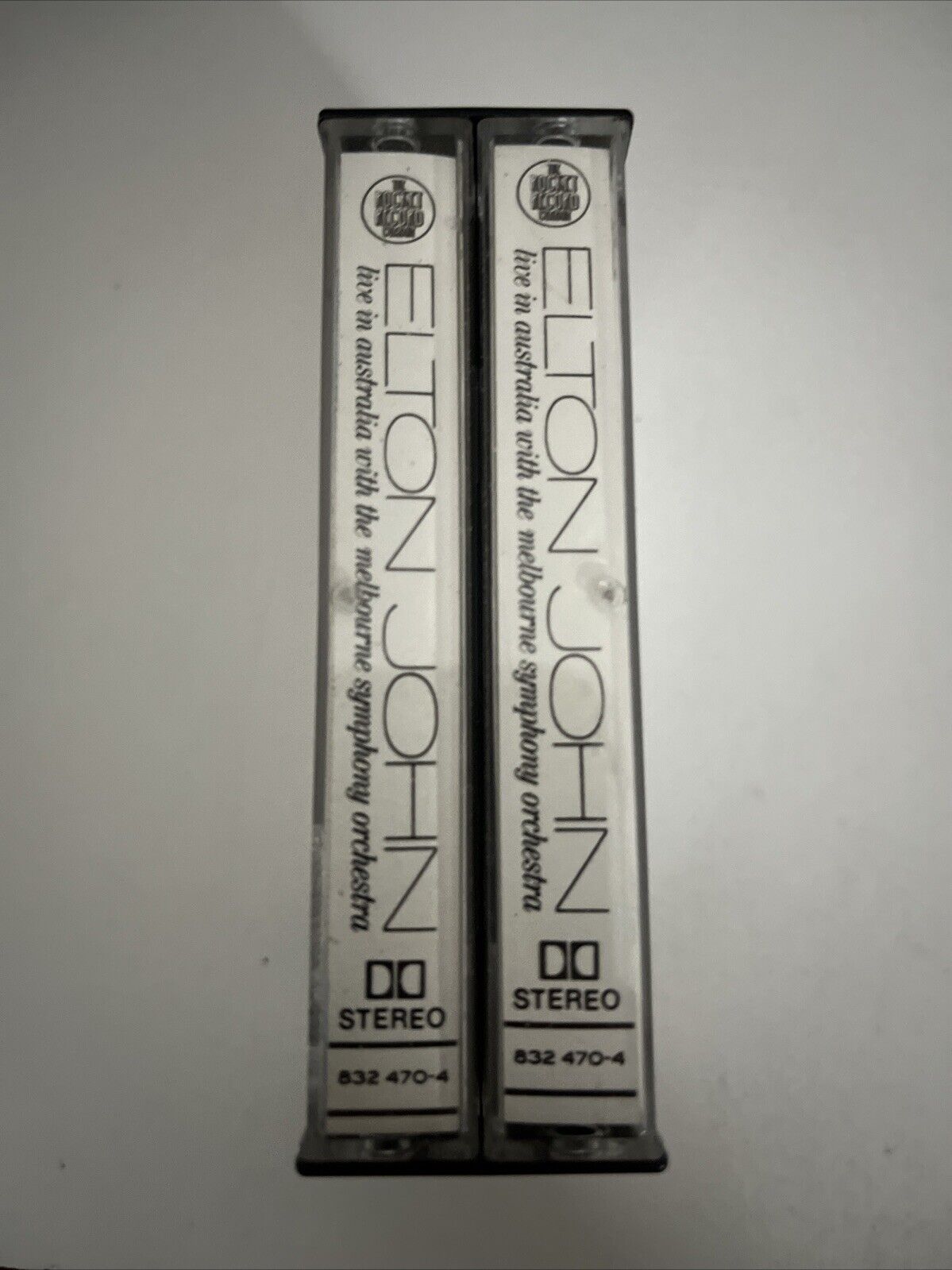 Elton John Live In Australia With The Melbourne Symphony Orchestra Cassette 1987