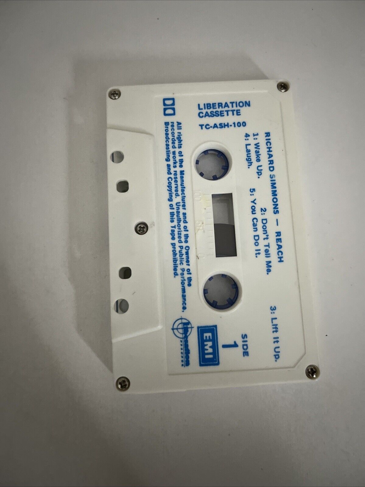 Richard Simmons – Reach (Music Cassette, 1982) Album TC-ASH-100