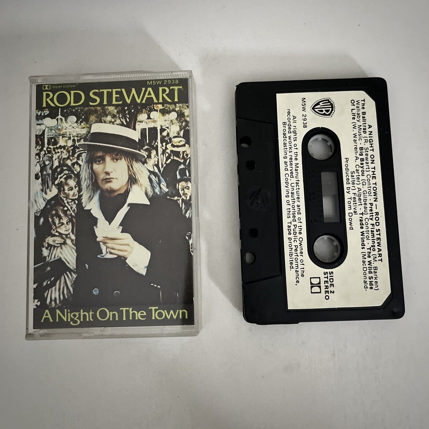 Rod Stewart – A Night On The Town (Music Cassette, 1976) Album M5W 2938