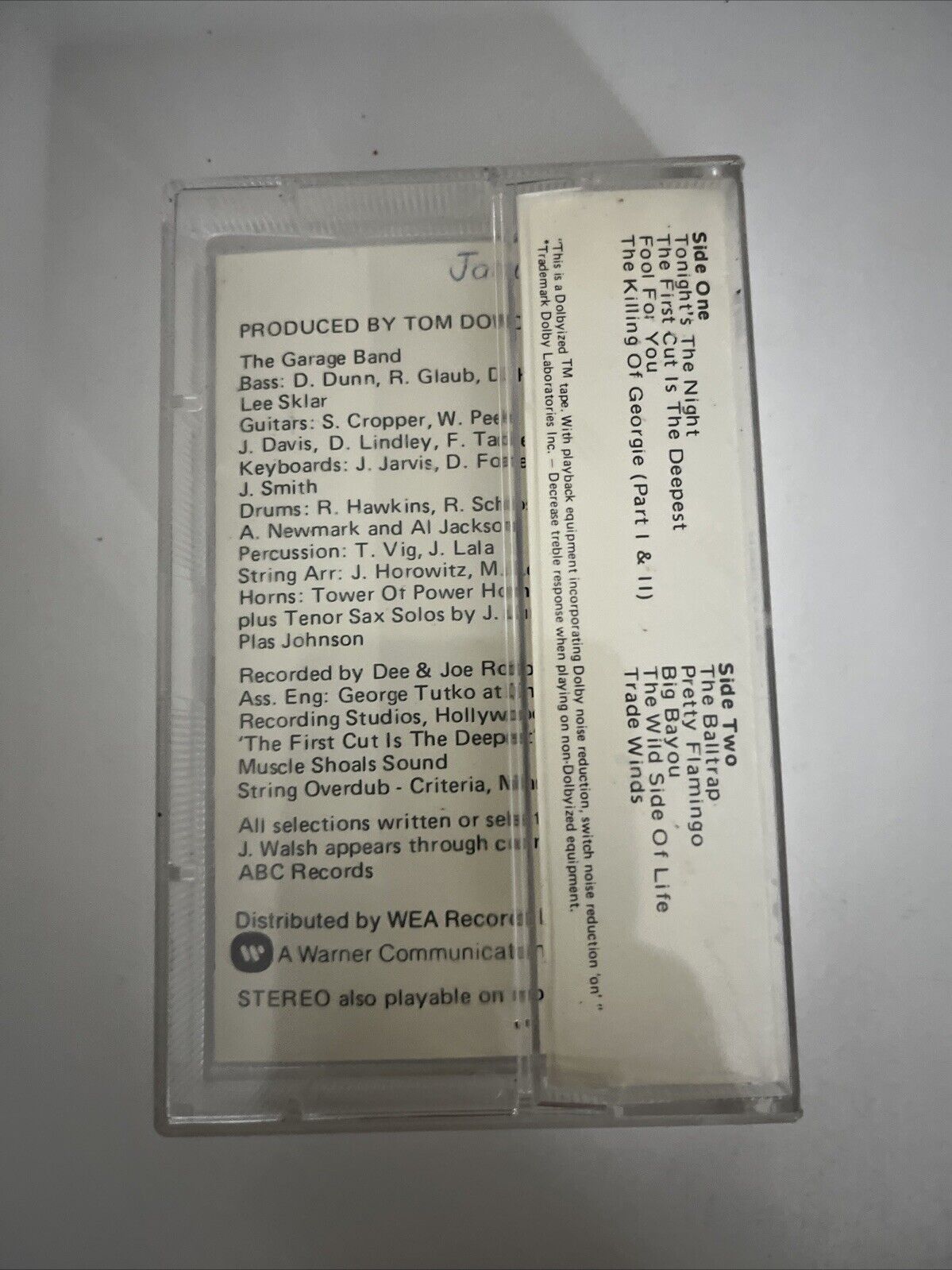 Rod Stewart – A Night On The Town (Music Cassette, 1976) Album M5W 2938