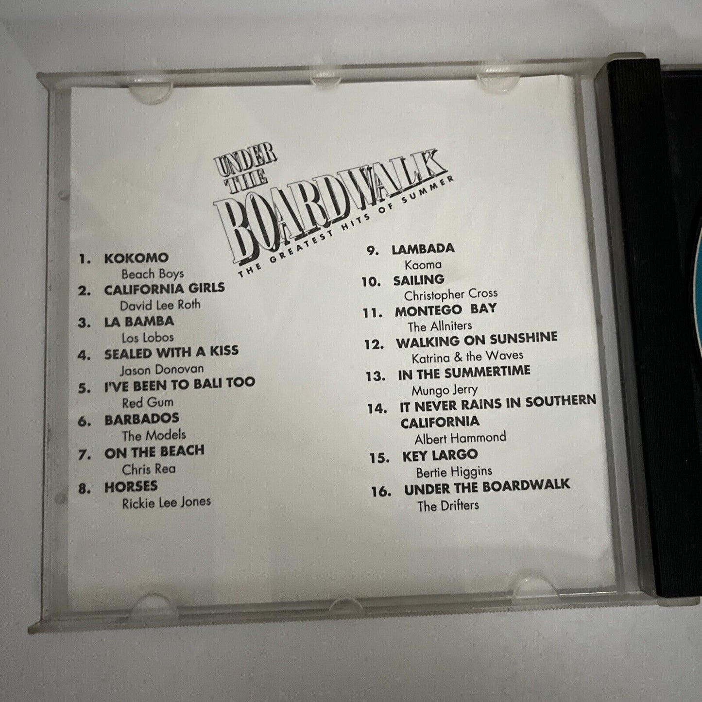 Under The Boardwalk : The Greatest Hits Of Summer (CD, 1989)