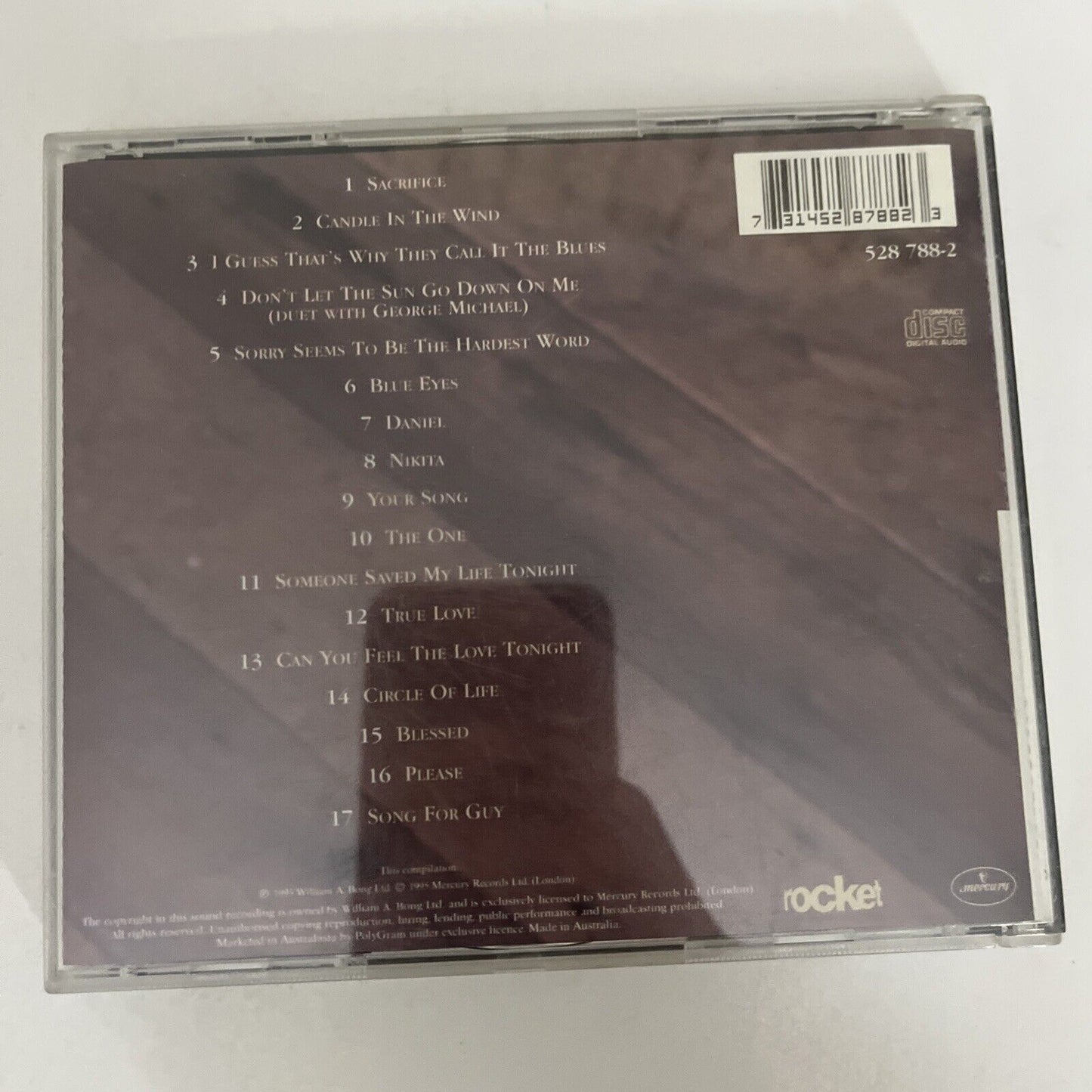 Love Songs by Elton John (CD, 1995) Album