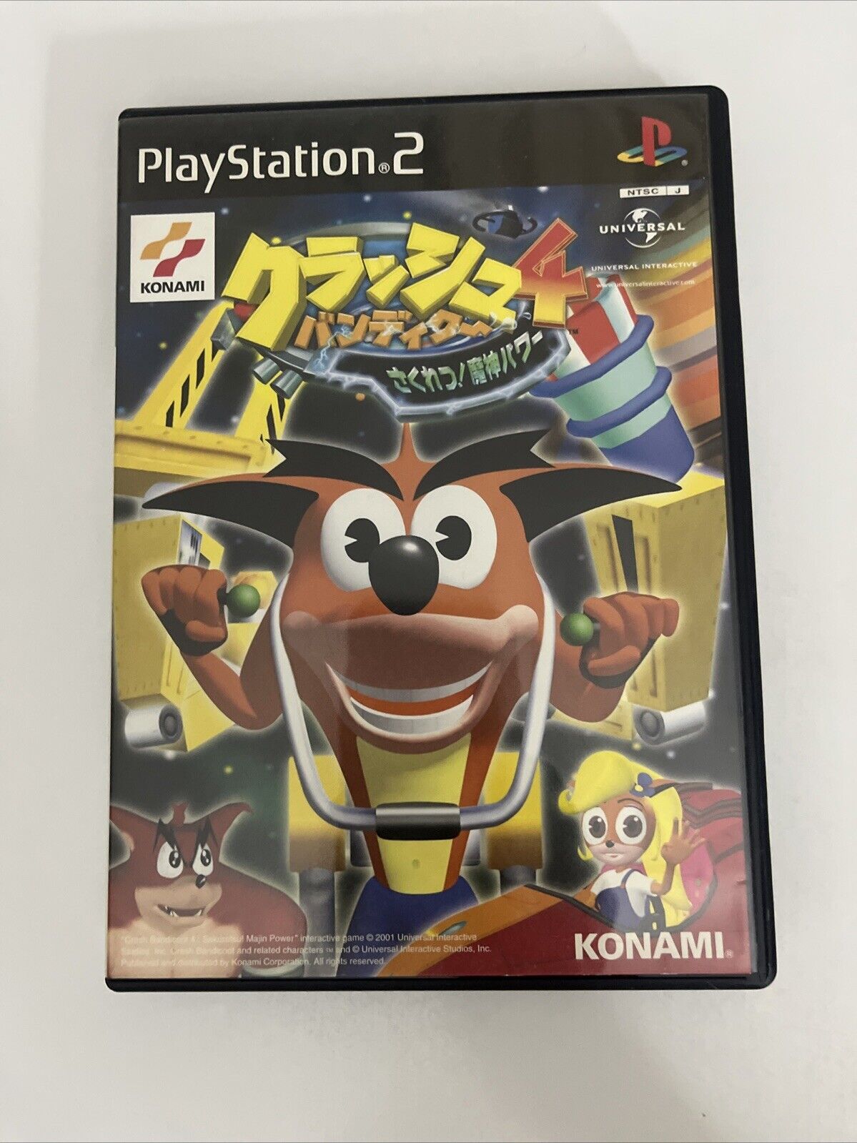 Crash Bandicoot 4 Sakuretu! Majin Power PS2 PlayStation NTSC-J JAPAN Complete