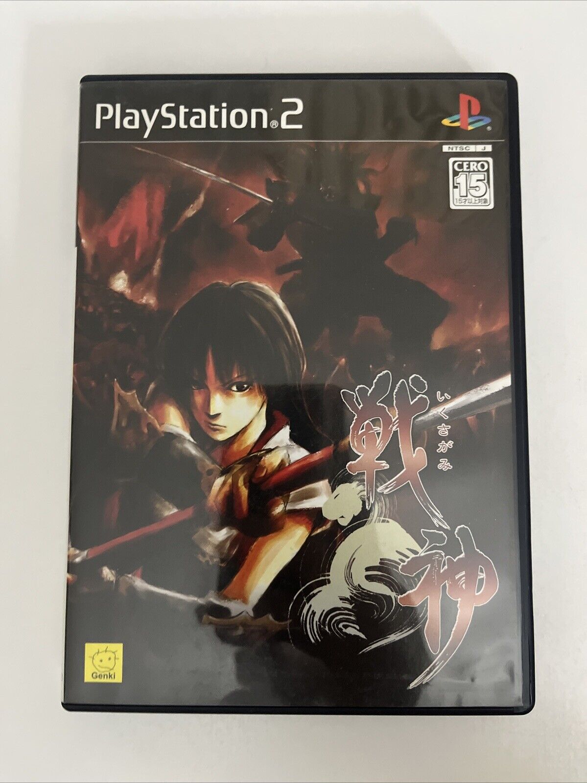 Demon Chaos Ikusa Gami  PS2 Sony PlayStation NTSC-J JAPAN 2005 Game Complete