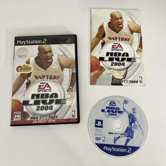 NBA Live 2004  PS2 Sony PlayStation NTSC-J JAPAN Basketball Game Complete