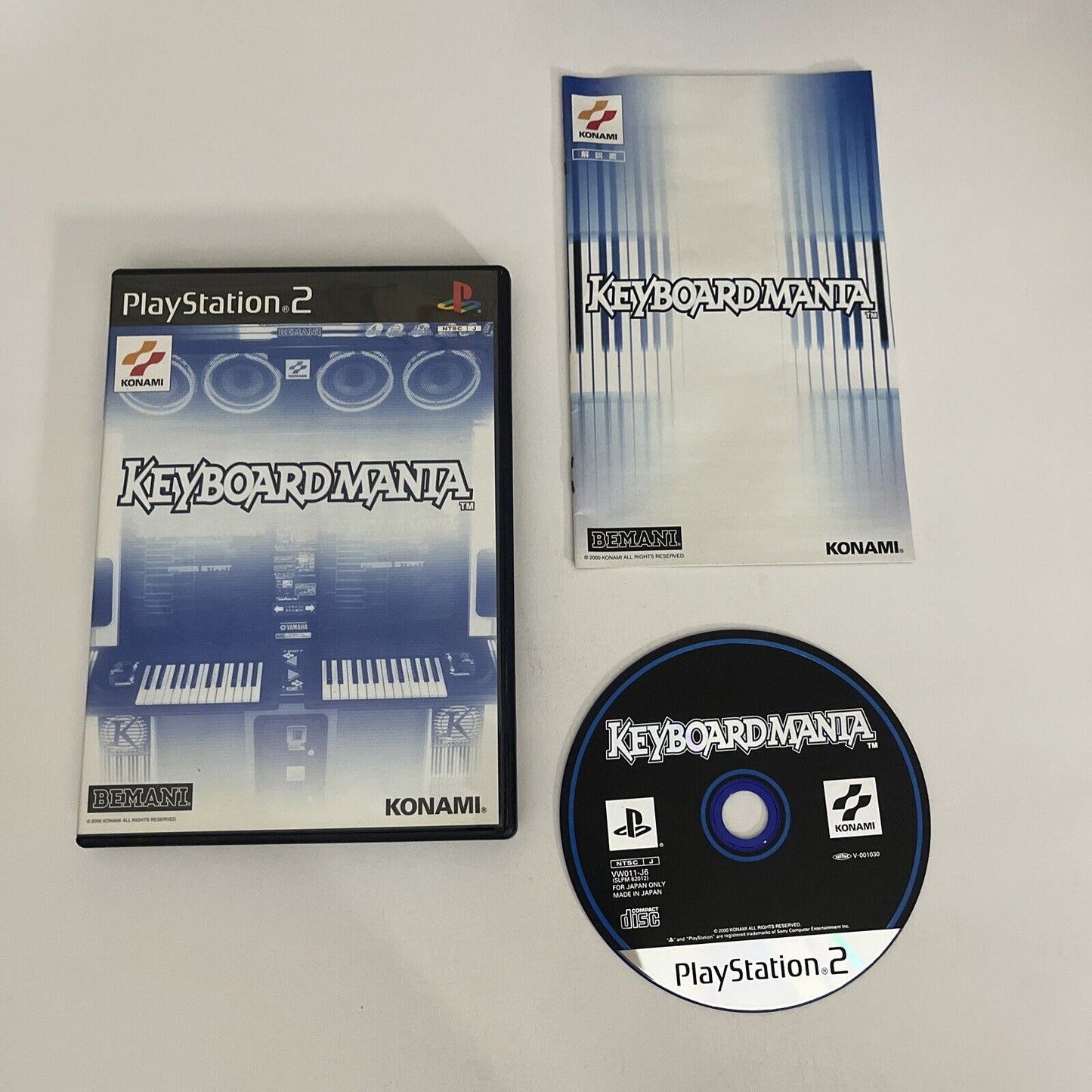 Keyboard Mania  PS2 Sony PlayStation NTSC-J JAPAN 2000 Music Rhythm Konami Game