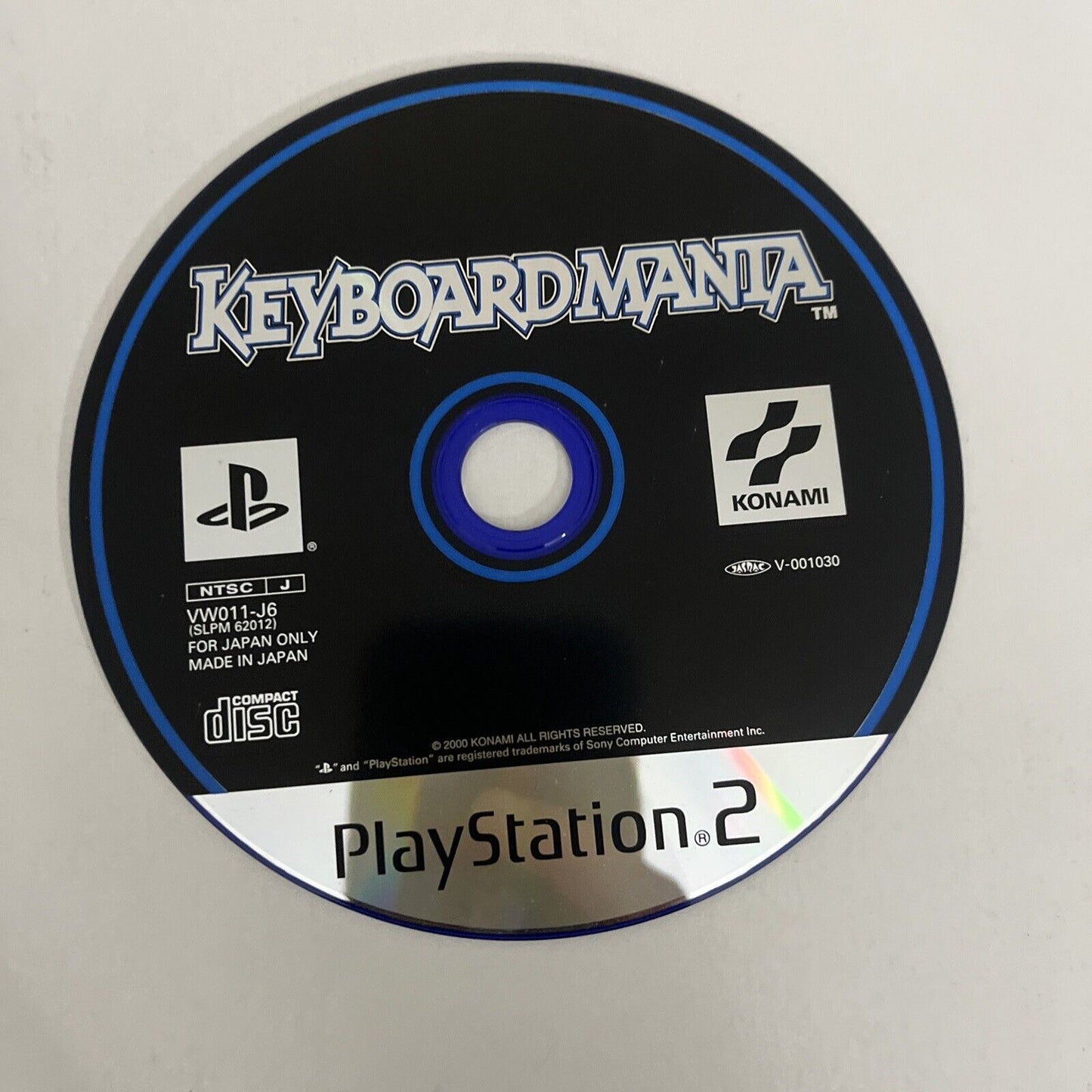 Keyboard Mania  PS2 Sony PlayStation NTSC-J JAPAN 2000 Music Rhythm Konami Game
