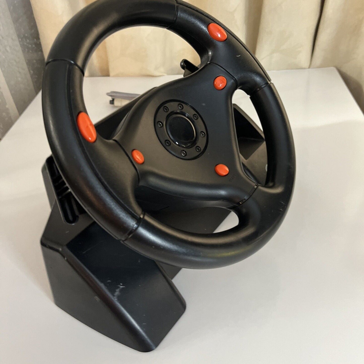 Genuine Sega Dreamcast Racing Wheel Controller HKT-7400