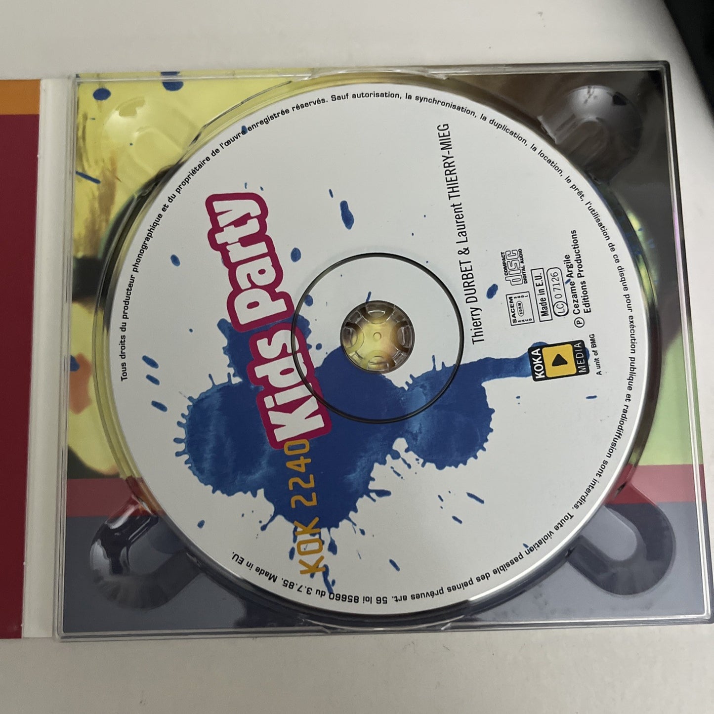 Thierry Durbet, Laurent Thierry-Mieg – Kids Party (CD, 1985) Album KOK 2240