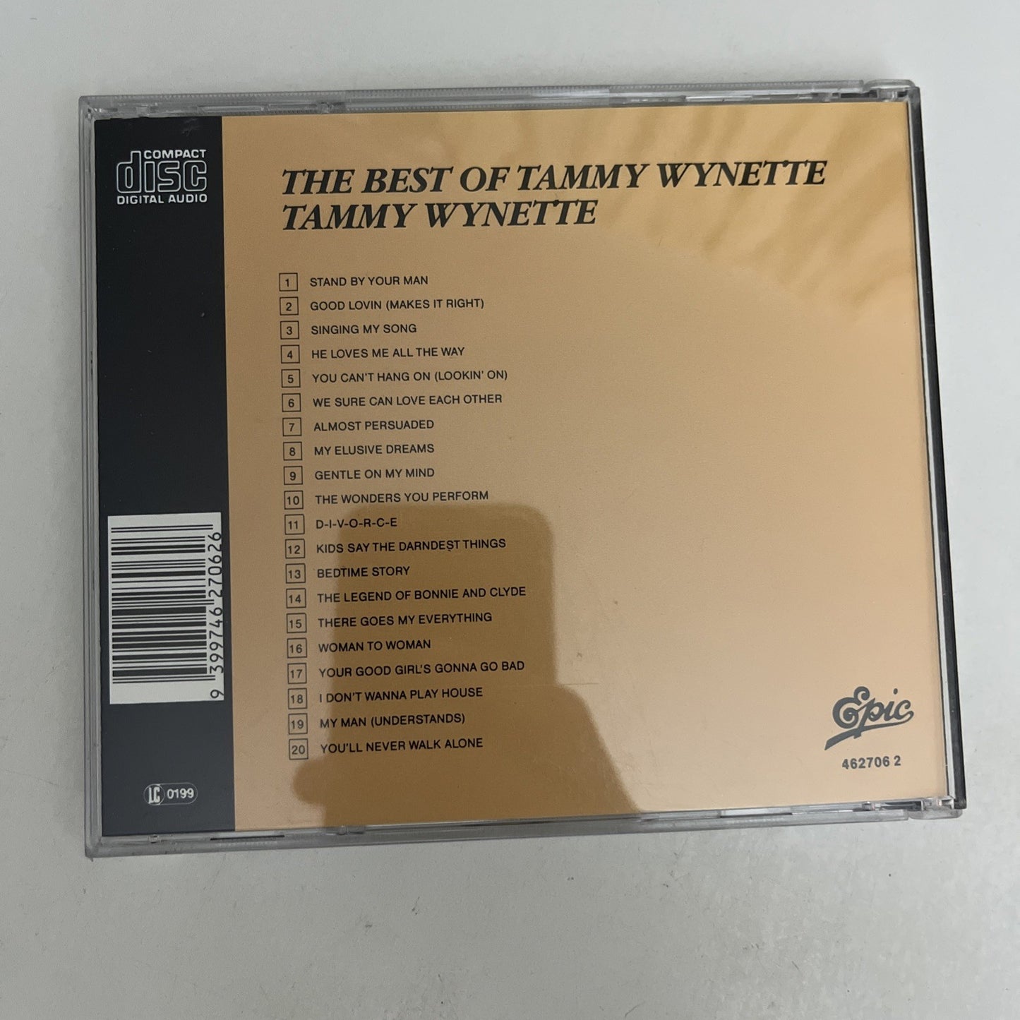Tammy Wynette – The Best Of Tammy Wynette (CD, 1989) Album 462706 2