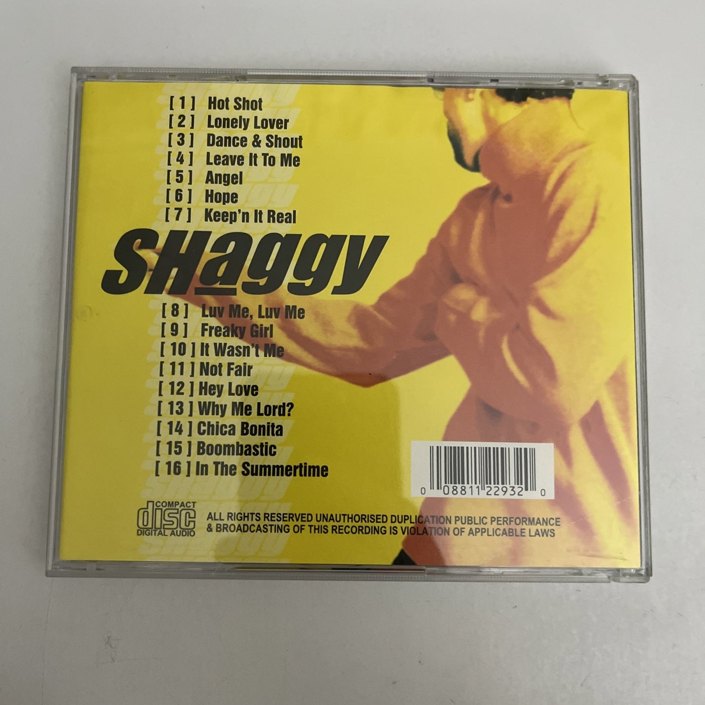 Shaggy – Hot Shot (CD, 2000) Album 112 293-2