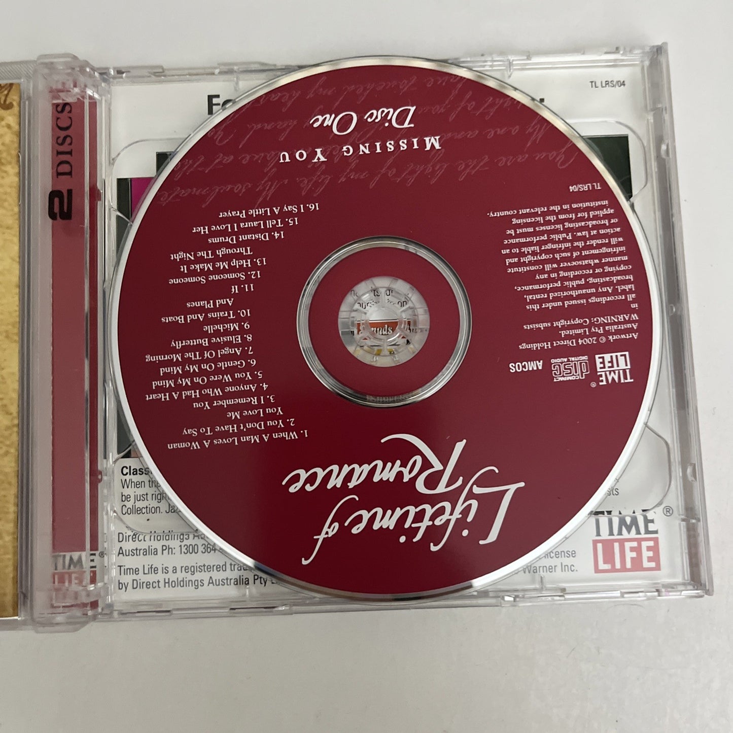 Lifetime Of Romance - Missing You (CD, 2004, 2-Disc) Album TL LRS/04