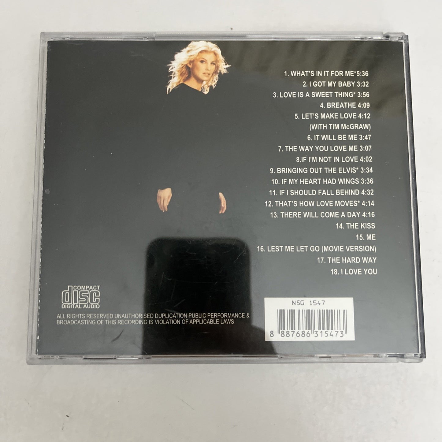 Faith Hill – Breathe (CD, 1999) Album 9362473732