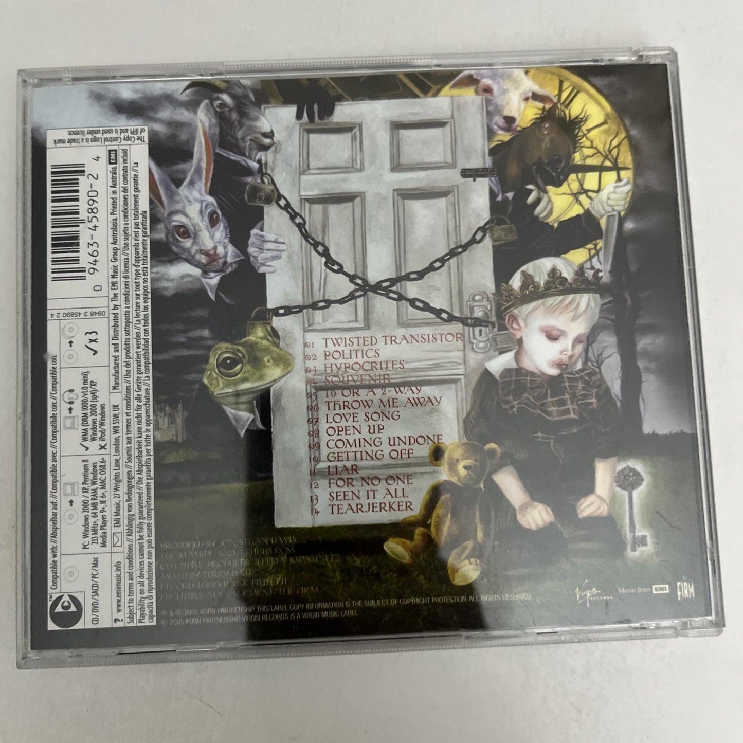 Korn – See You On The Other Side (CD, 2005) Album 0946 3 45890 2 4