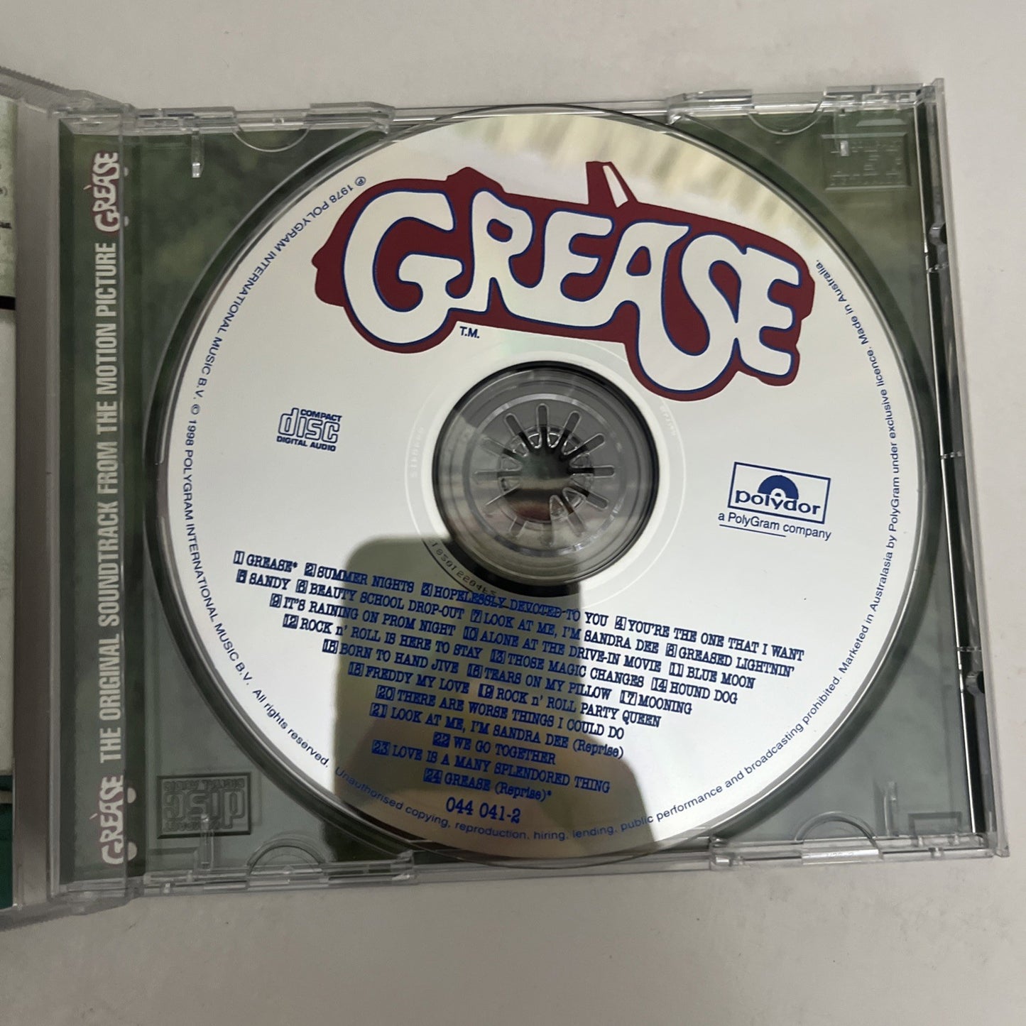Grease (The Original Soundtrack From The Motion Picture) (CD, 1998) Album