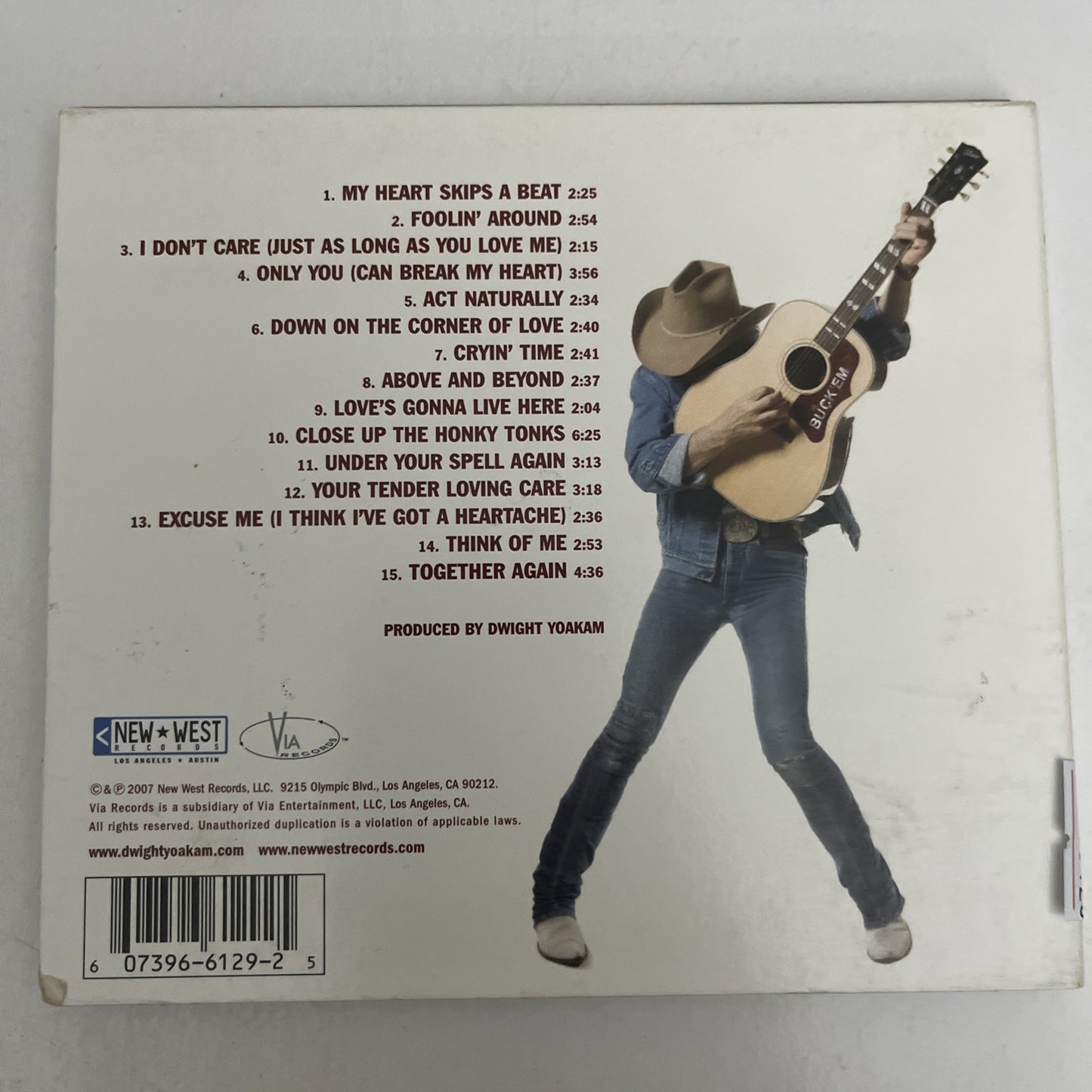 Dwight Yoakam – Dwight Sings Buck (CD, 2007) Album Digipak NW6129