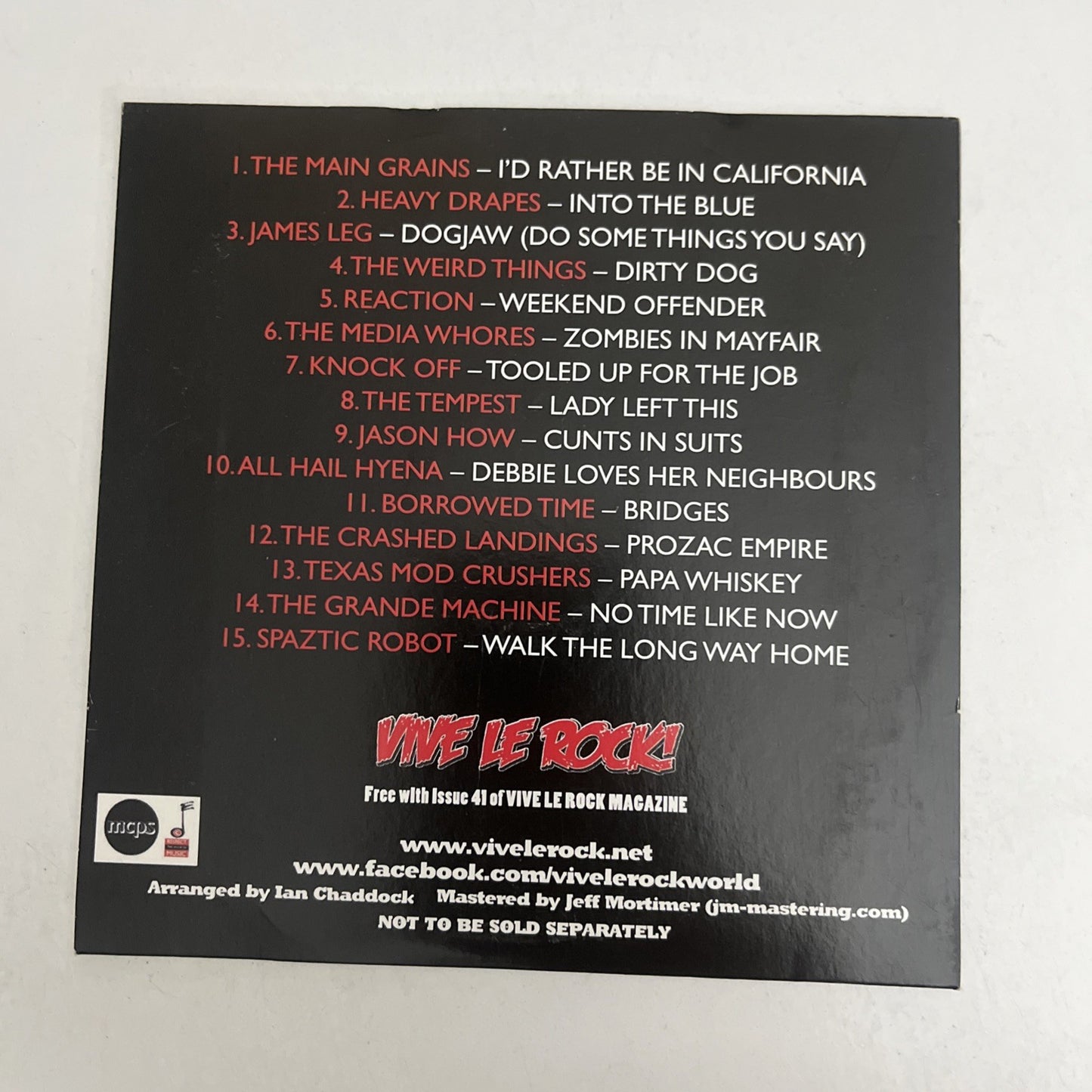 Vive Le Rock! Presents Recharge (CD, 2016) UK Album
