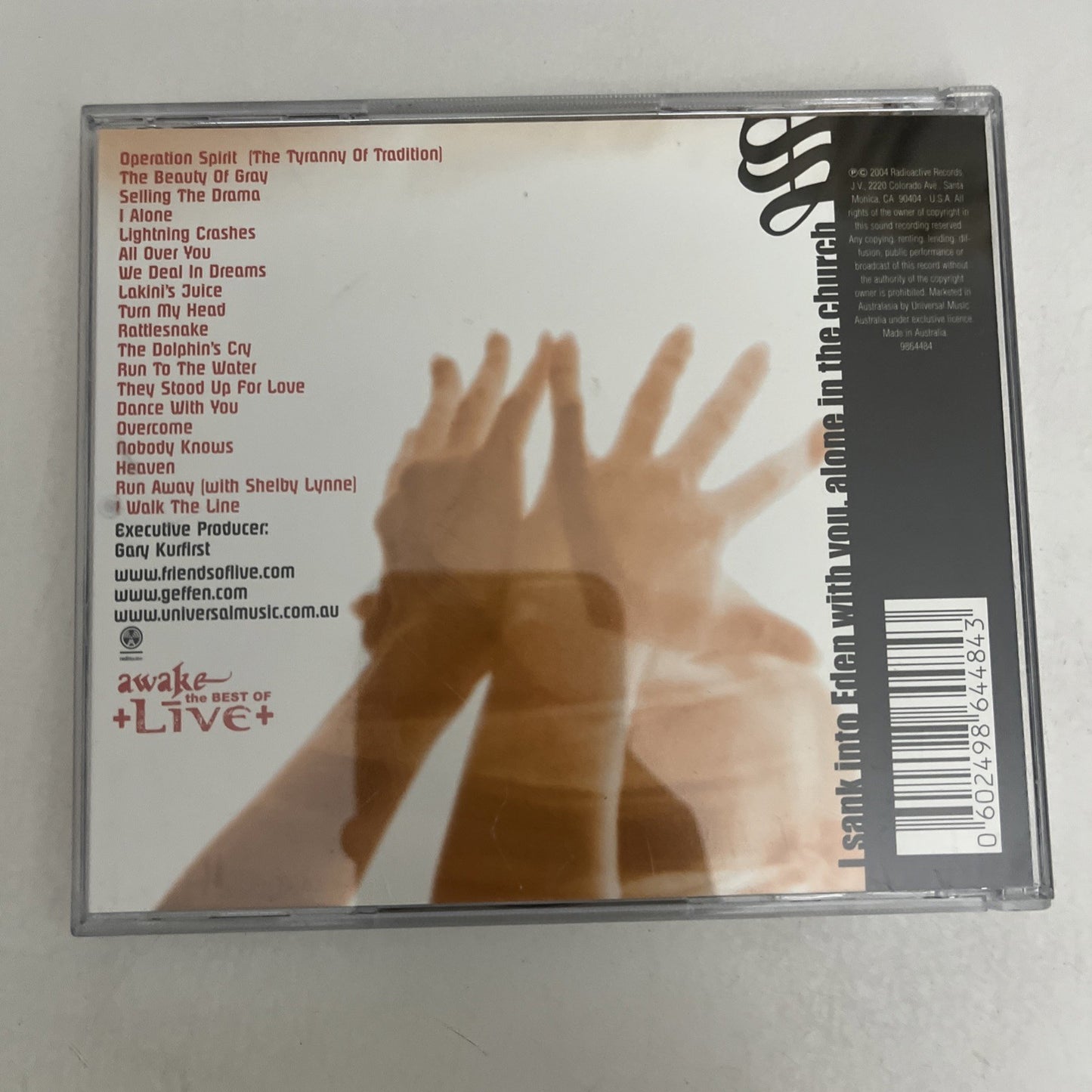 Live – Awake - The Best Of (CD, 2004) Album 9864484