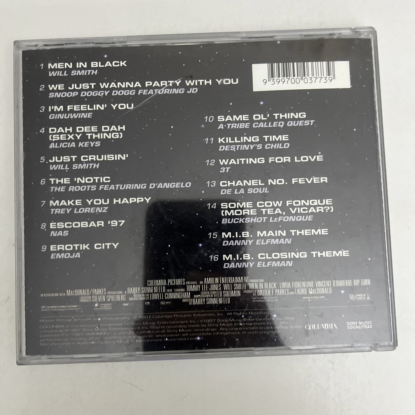 Men In Black - The Album Film Soundtrack (CD, 1997) 488122 2