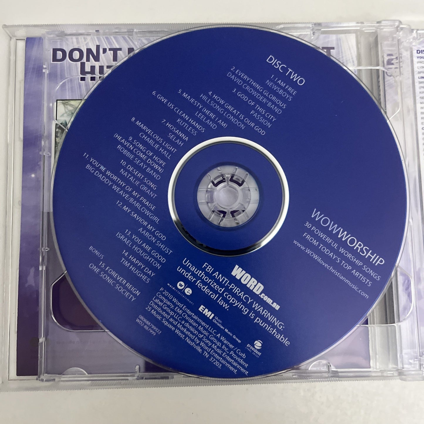 Wow Worship - 30 Powerful Worship Songs From Today's Top Artists (CD, 2010) 2-CD