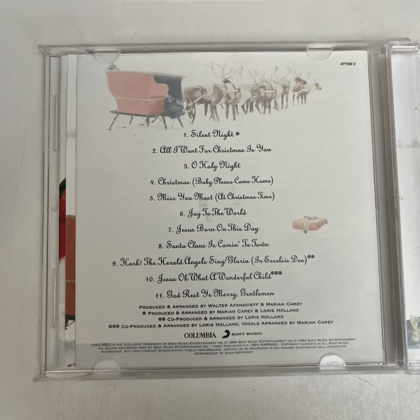 Mariah Carey – Merry Christmas (CD, 1994) Album 88875159952