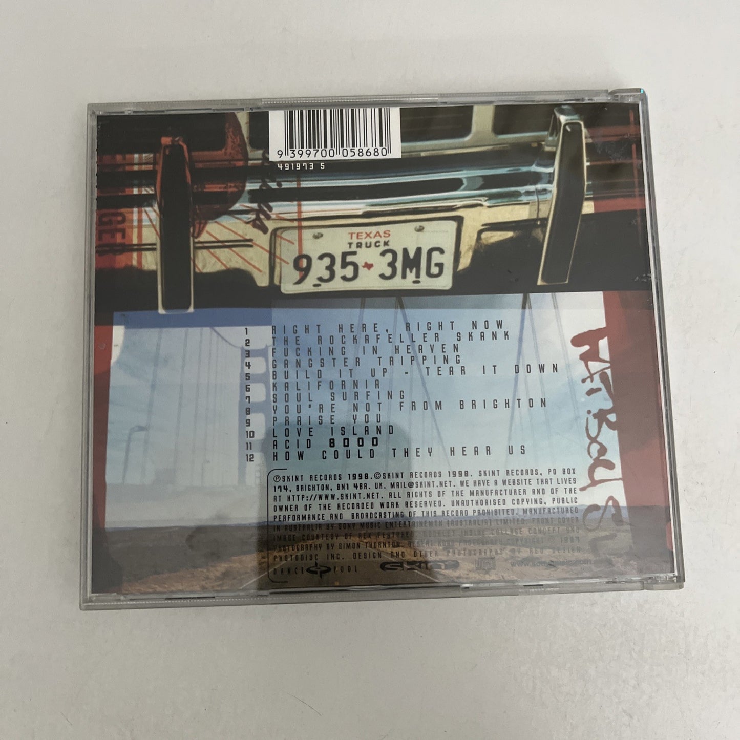 Fatboy Slim – You've Come a Long Way, Baby (CD, 1998) Album 491973 5