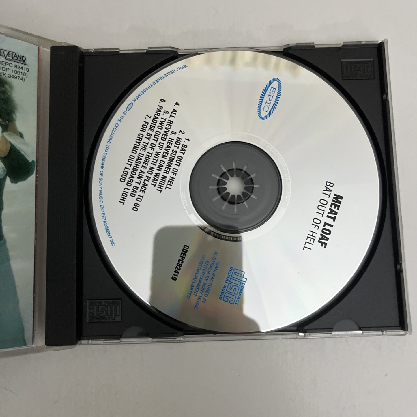 Meat Loaf – Bat Out Of Hell (CD, 1977) Album Epic
