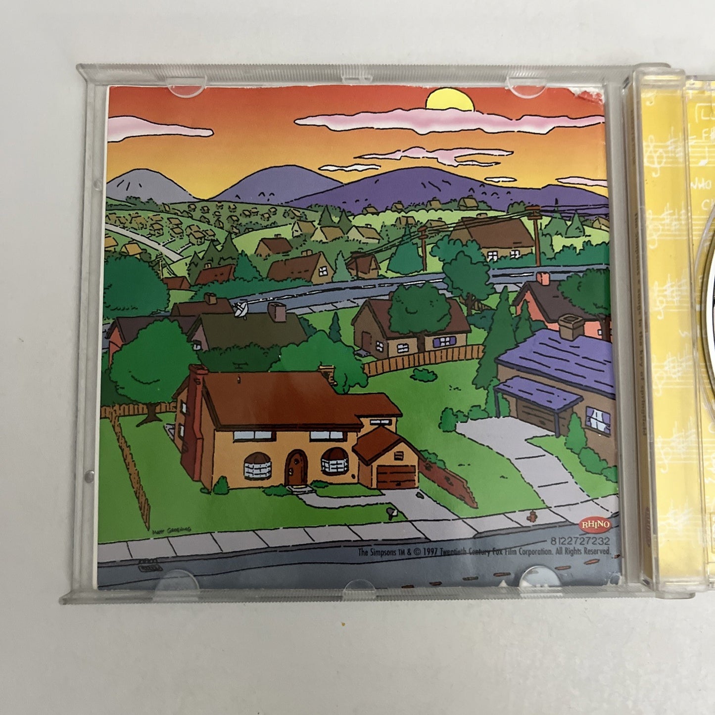 The Simpsons – Songs In The Key Of Springfield (CD, 1997) Album 8122727232