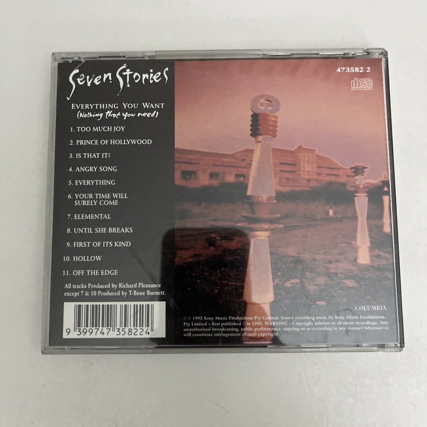 Seven Stories – Everything You Want (Nothing That You Need) (CD, 1993) 473582 2